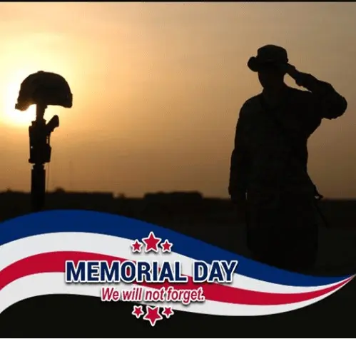 Toni Tails Memorial Day Frame