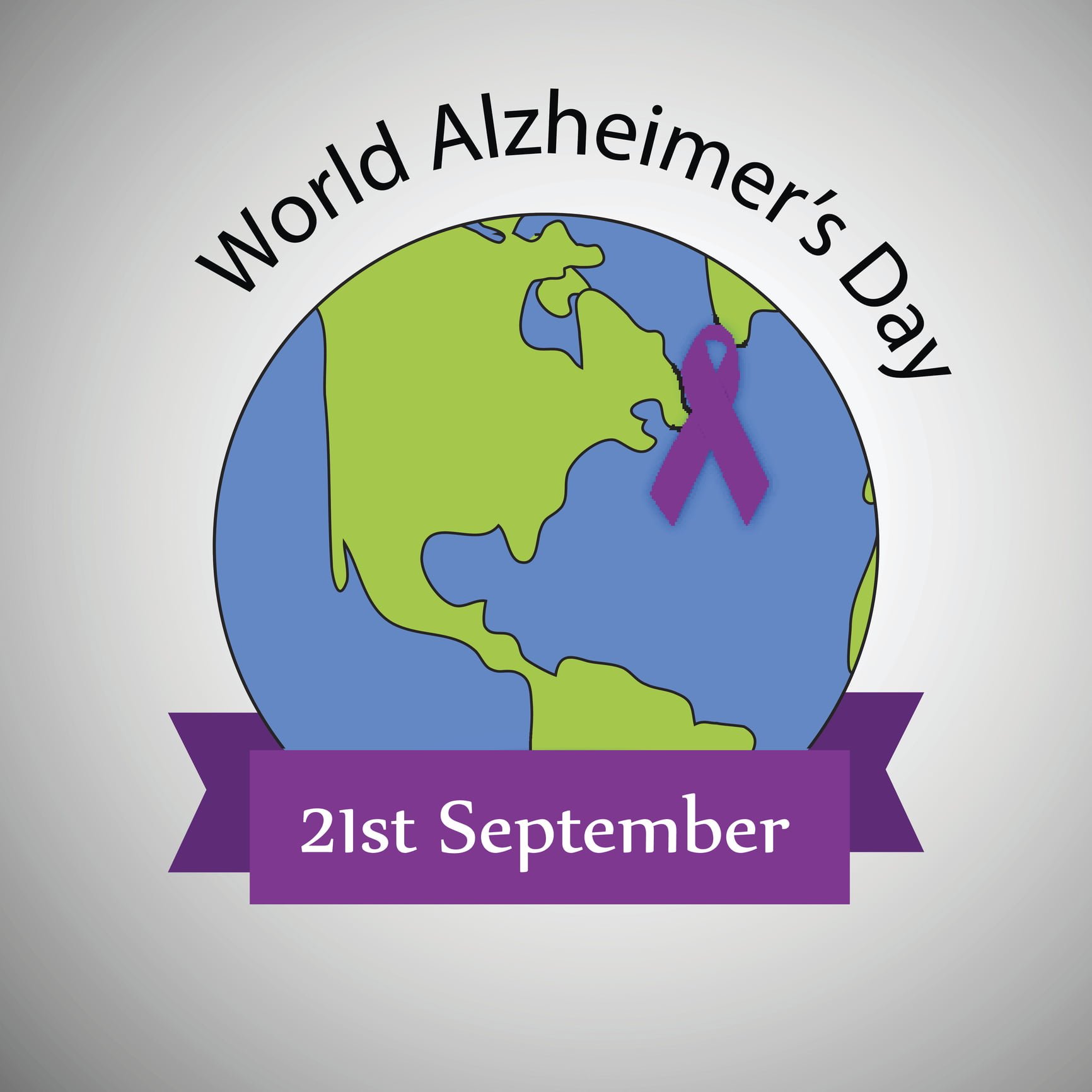 World Alzheimers Day Profile Picture Frame