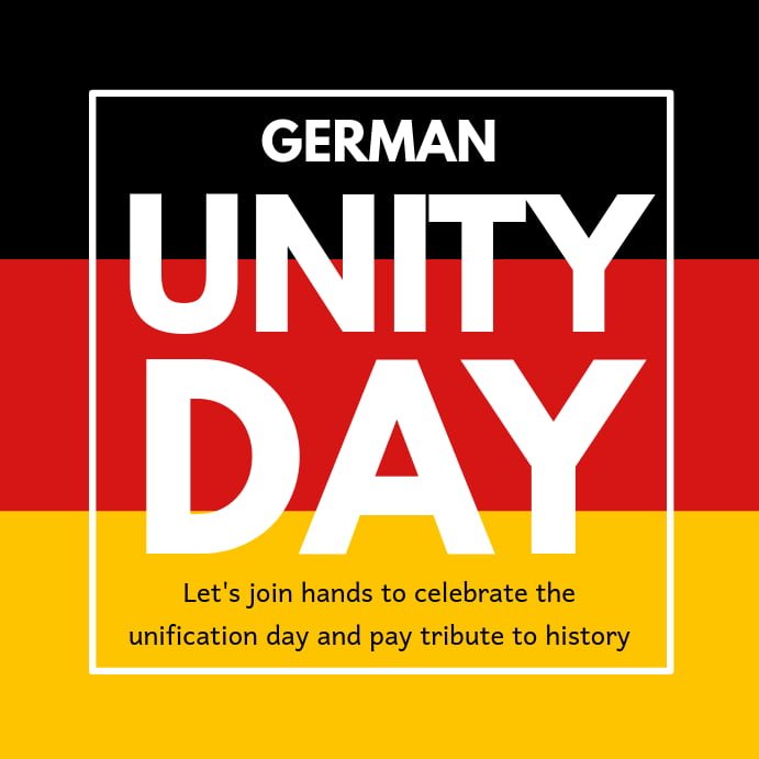 German Unity Day Profile Picture Frame