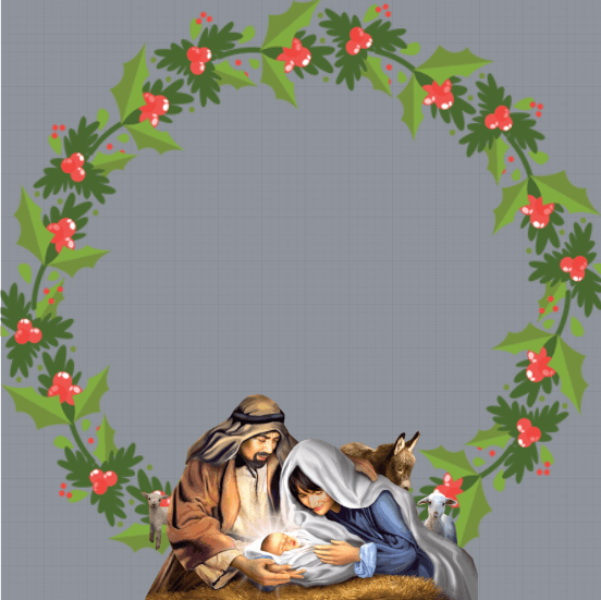 Jesus Birthday Profile Frame