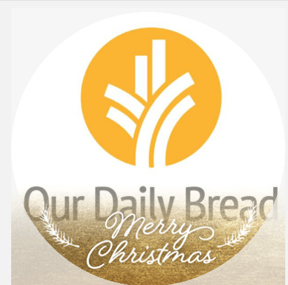 Our Daily Bread Merry Christmas Profile Frame