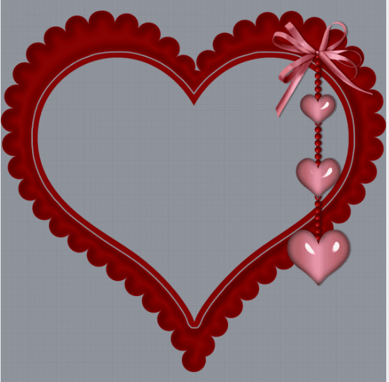Valentines Heart Frame