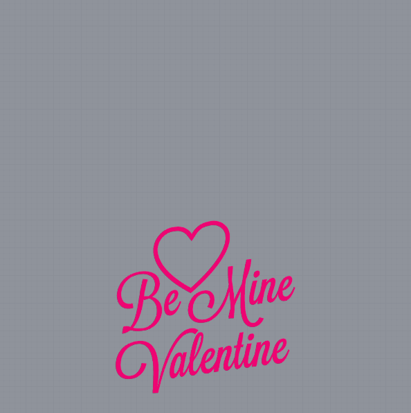 Be Mine Valentine Profile Frame