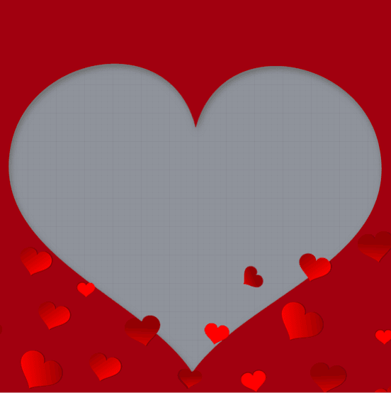 Valentines Day Heart Frame