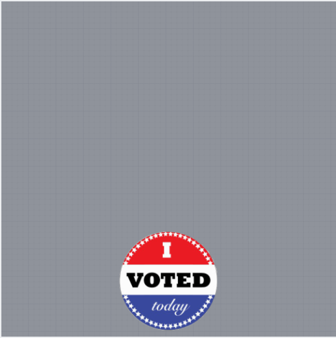 I Voted Facebook Frame