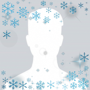 Christmas Snowflakes Profile Picture Frame - Profilesframe.com