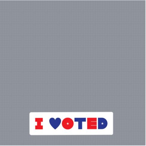I Voted Frame