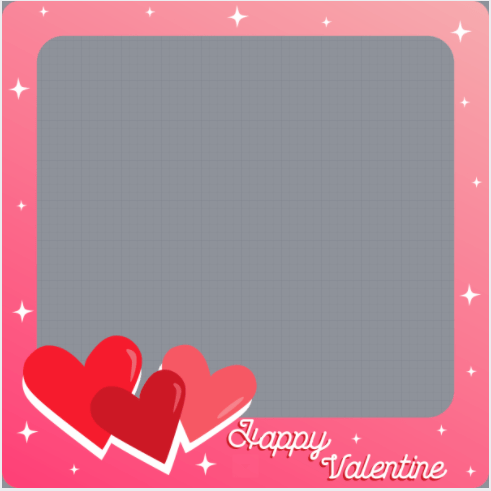 Happy Valentine Day Profile Frame