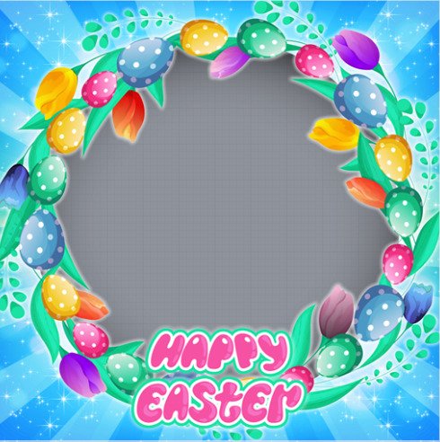 Happy Easter Day Profile Frame
