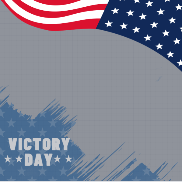 American Victory Day Frame