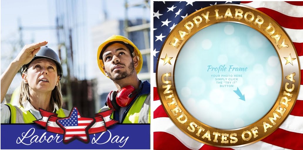 Happy Labor Day Frame