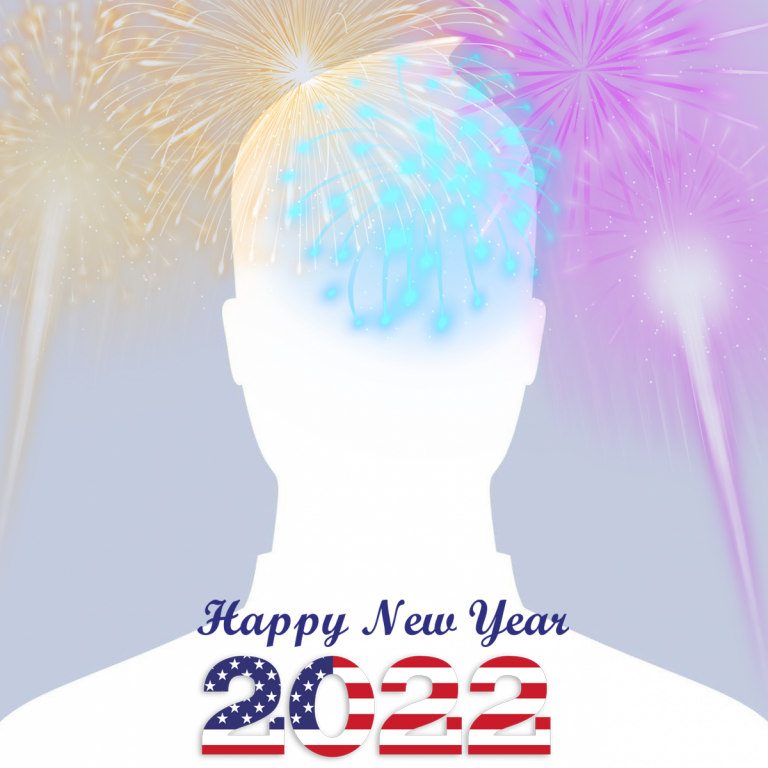 Happy New Year 2022 Profile Picture Frame