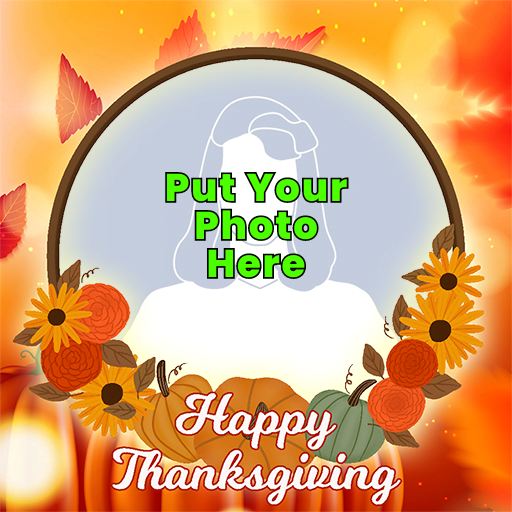 Happy Thanksgiving Day Profile Frame