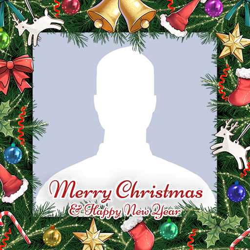Merry Christmas And Happy New Year Profile Frame