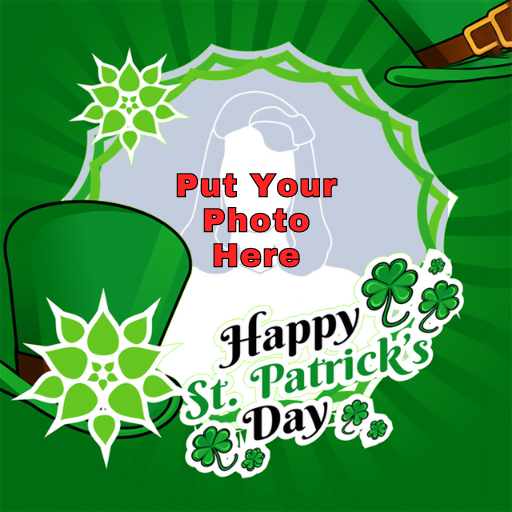 Happy St patrick's day profile frame