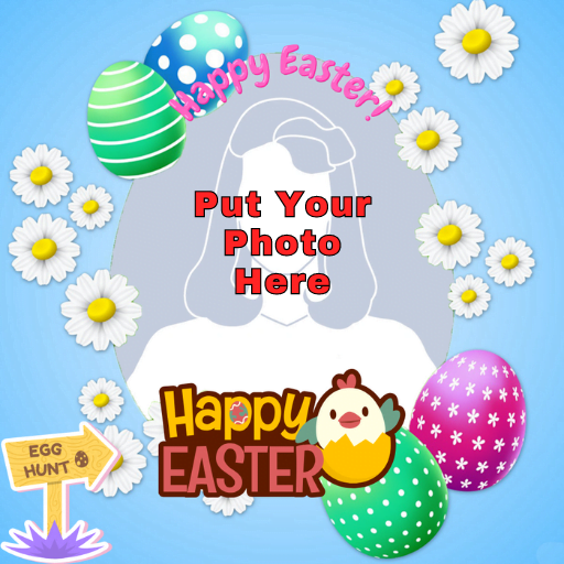 Happy Easter Day Profile Frame