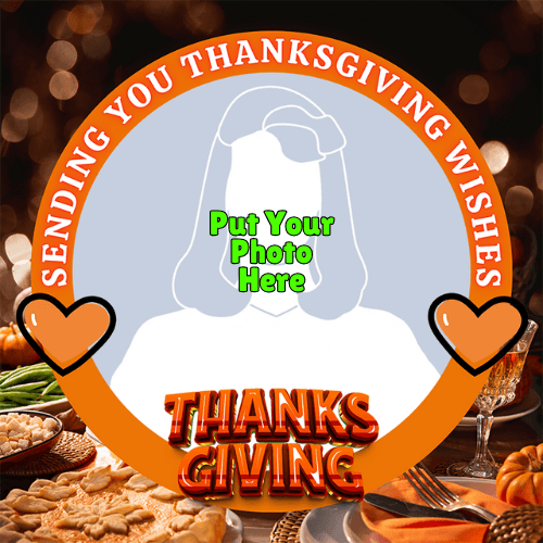 Happy Thanksgiving Profile Frame