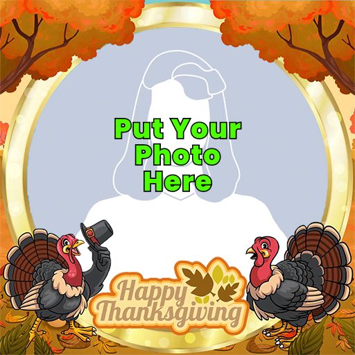 Happy Thanksgiving Profile Frame