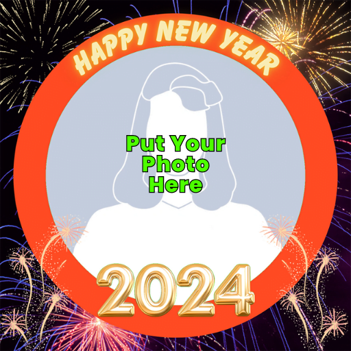 Happy New Year Profile Picture Frame