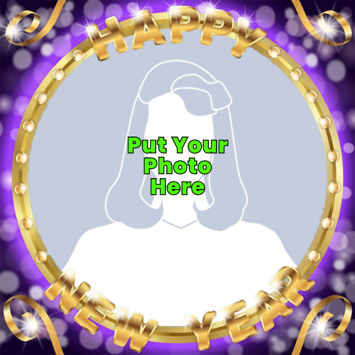 Happy New Year 2024 Profile Picture Frame