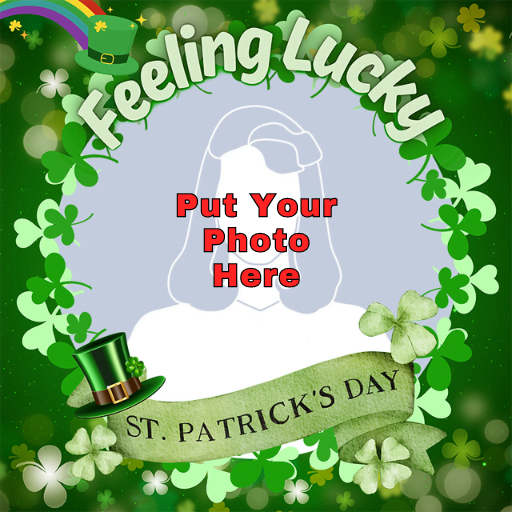 Feeling Lucky St. Patrick's Day Profile Frame