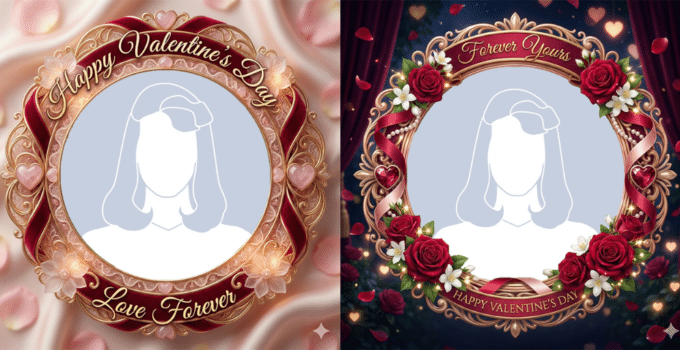 Happy Valentines Day 2026 Profile Picture Frame