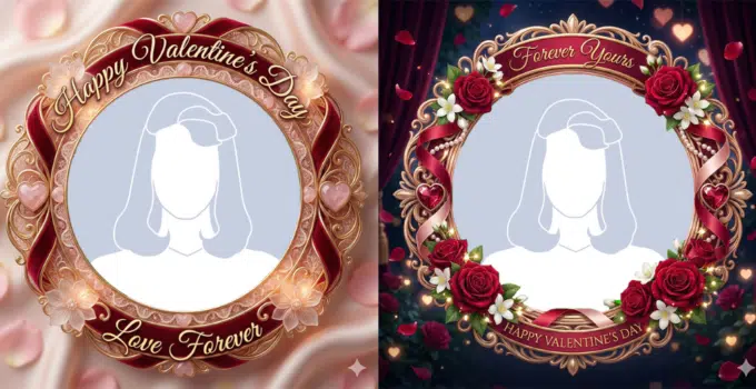 Happy Valentines Day 2026 Profile Picture Frame