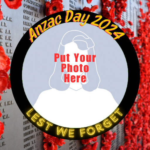 Anzac Day Profile Picture Frame