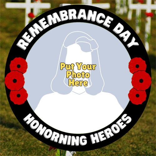 Remembrance Day Profile Picture Frame