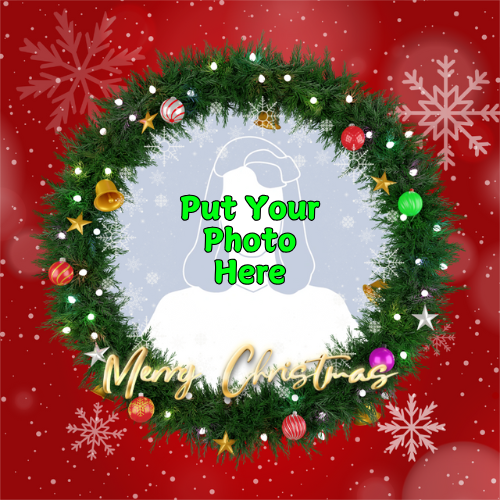 Merry Christmas 2024 Profile Picture Frame