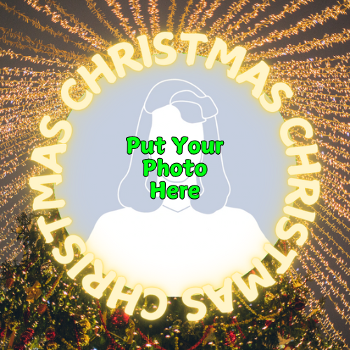 Merry Christmas Profile Picture Frame