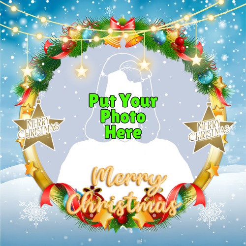 Merry Christmas Profile Picture Frame