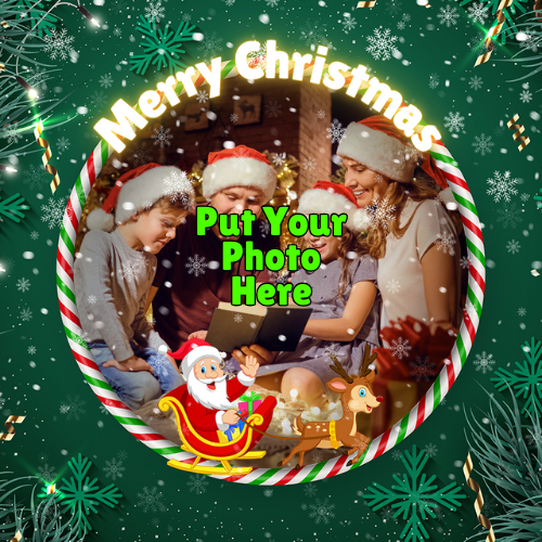 Merry Christmas Profile Picture Frame