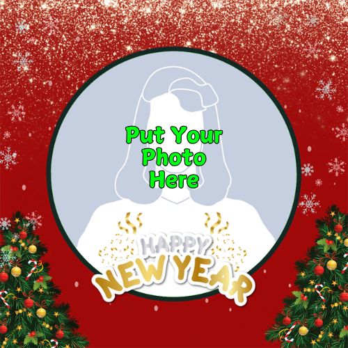 Happy New Year 2025 Profile Picture Frame