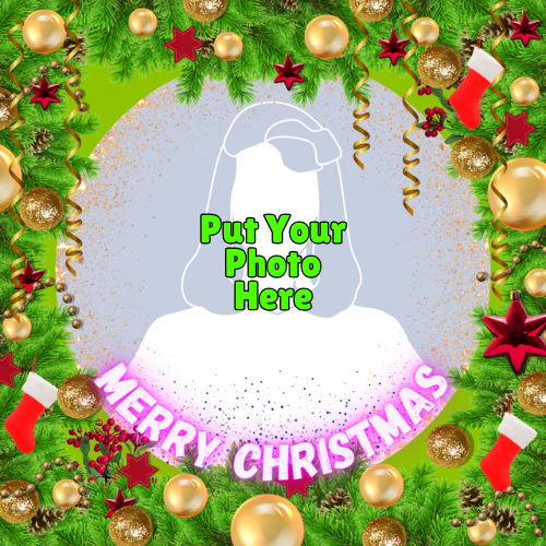 Merry Christmas 2024 Profile Picture Frame