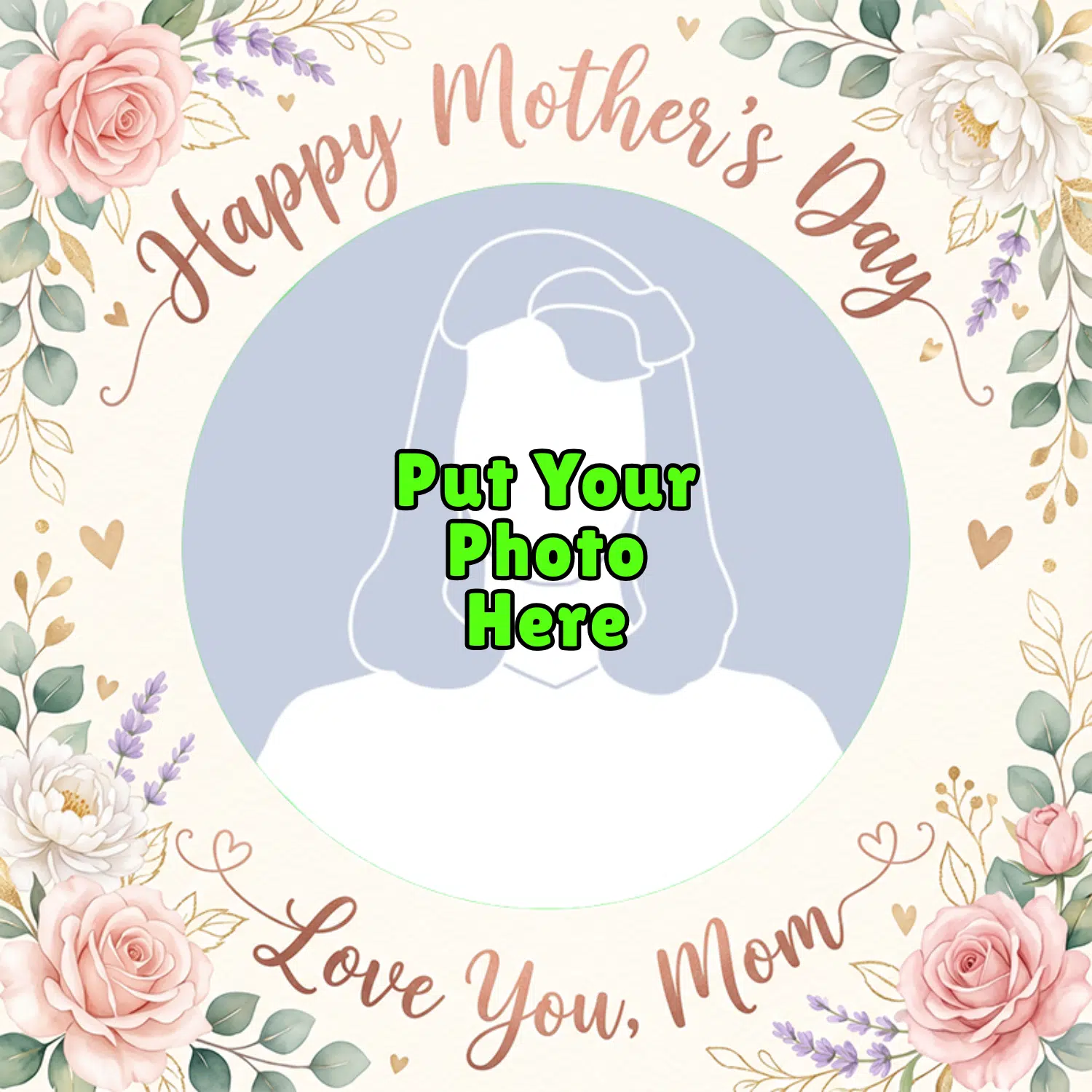 Mothers day 2026 profile picture frame