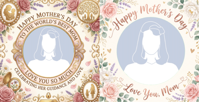 Mothers day 2026 profile picture frame