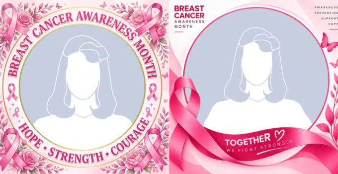Breast Cancer Awareness Month Profile Frame