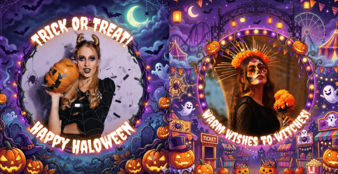 Halloween Profile Frame